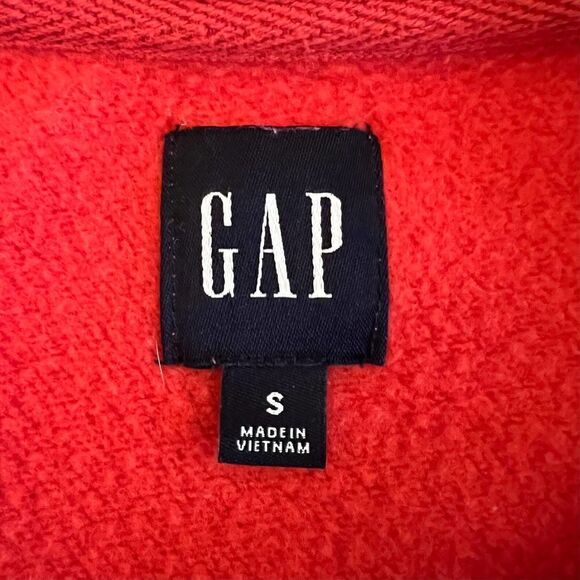 Gap Red Logo Sweatshirt, Small, Like New - Picture 5 of 5